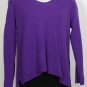NWT EILEEN FISHER Jasmine Supersoft Yak Merino Box Sweater S Purple