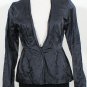 NWT EILEEN FISHER Graphite Steel Satin Peplum Jacket 2 Gray