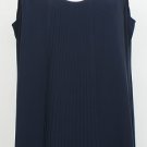 NWT EILEEN FISHER Evening Silk Crepe Pintuck Top XS