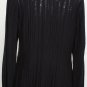 NWT EILEEN FISHER Deep Purple Merino Pleat Lace Jacket XS Pointelle Wool