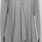 NWT EILEEN FISHER Dark Pearl Cotton Nubble Long Cardigan XL Gray