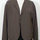 NWT EILEEN FISHER Cobblestone Viscose Pucker Jacket M
