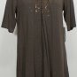 NWT EILEEN FISHER Cobblestone Str Jersey Top S Sequin Tunic