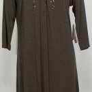 NWT EILEEN FISHER Cobblestone Str Jersey Dress M Sequin