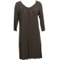 NWT EILEEN FISHER Cobblestone Str Jersey Dress M Sequin