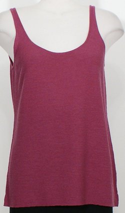 NWT EILEEN FISHER Cerise Washable Wool Links Shell 3X