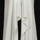 NWT EILEEN FISHER Bone Cotton Silk Cord Long Vest M Cascading