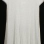 NWT EILEEN FISHER Bone Cotton Silk Cord Long Vest M Cascading