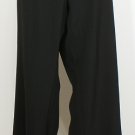 NWT EILEEN FISHER Black Str Visc Wool Boot Cut Pants 6
