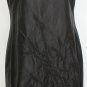 NWT EILEEN FISHER Black Silk Taffeta Embr Long Tunic L