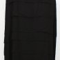 NWT EILEEN FISHER Black Sheer Silk Tiered Layer Dress S