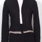 NWT EILEEN FISHER Black Pumice Dbl Lyr Web Cardigan M