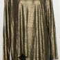 NWT EILEEN FISHER Black Gold Linen Jersey Shimmer Shaped Tunic Top 1X