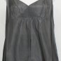 NWT EILEEN FISHER Bark Silk Habutai Cami Top XL