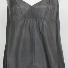 NWT EILEEN FISHER Bark Silk Habutai Cami Top L