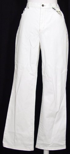 NWT RALPH LAUREN White Premium Stretch Boot Jeans 12