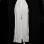 NWT RALPH LAUREN White Linen Drawstring Wide Leg Pants 16W