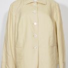 NWT RALPH LAUREN Sand Linen Peplum Jacket 22W
