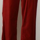 NWT RALPH LAUREN Red Stretch Velveteen 5 Pkt Pants 12