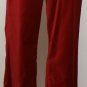 NWT RALPH LAUREN Red Stretch Velveteen 5 Pkt Pants 12