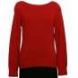 NWT RALPH LAUREN Red Cotton Beaded Snowflake Sweater XL