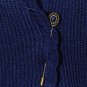 NWT RALPH LAUREN Indigo Blue Linen Knit Twinset 1X