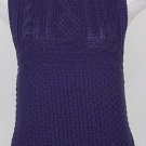 NWT RALPH LAUREN Dark Blue Mixed Knit Shell Top L