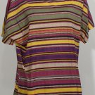 NWT RALPH LAUREN Bold Stripe Cotton Knit Top 1X
