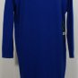 NWT RALPH LAUREN Blue Fine Merino Wool Knit Dress 2X