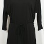 NWT RALPH LAUREN Black Matte Jersey Belted Tunic Top 1X