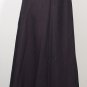 NWT RALPH LAUREN Black Linen Eyelet Flare Skirt 16W Cotton
