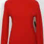 NWT RALPH LAUREN Rich Red Cotton Logo Ribbed Sweater Top 1X