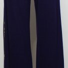 NWT RALPH LAUREN Purple Cotton Knit Gold Piping Trim Pants XL
