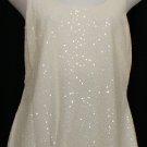 NWT RALPH LAUREN Pearl Sequin Front Tank Top 14