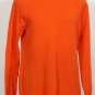 NWT RALPH LAUREN Orange Wool Cashmere Zip Shoulder Sweater XL