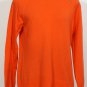 NWT RALPH LAUREN Orange Wool Cashmere Zip Shoulder Sweater XL