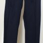NWT RALPH LAUREN Navy Stretch Cotton Adelle Straight Pants 14W Slimming Fit