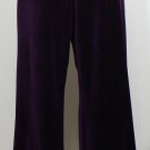 NWT RALPH LAUREN Deep Amethyst Velour Pants XL