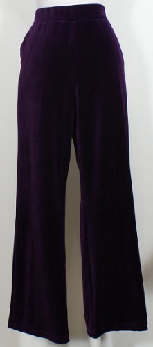 NWT RALPH LAUREN Deep Amethyst Velour Pants XL