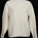 NWT RALPH LAUREN Cream Wool Beaded Snowflake Sweater 1X