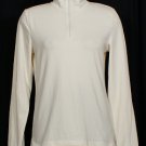 NWT RALPH LAUREN Cream Cotton Jersey Embroidered Crest Back Top L