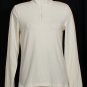 NWT RALPH LAUREN Cream Cotton Jersey Embroidered Crest Back Top L