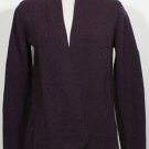NWT EILEEN FISHER Raisinette Felted Merino Lambswool Knit Shaped Jacket XS Wool