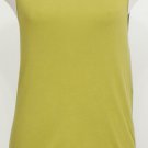 NWT EILEEN FISHER Peridot Cotton Baby Rib Slim Long Tank Top S Green