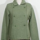 NWT EILEEN FISHER Leaf Felted Merino Knit Pea Jacket 2X