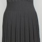 NWT EILEEN FISHER Cinder Refined Viscose Pleat Surplice Dress L