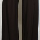 NWT EILEEN FISHER Chocolate Stretch Crepe Straight Pants XS