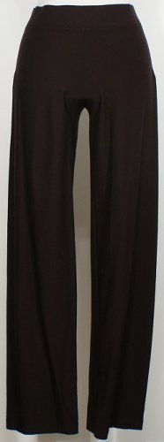 NWT EILEEN FISHER Chocolate Stretch Crepe Straight Pants XS