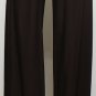 NWT EILEEN FISHER Chocolate Stretch Crepe Straight Pants XS
