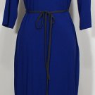 NWT EILEEN FISHER Adriatic Viscose Jersey Belted Dress XS